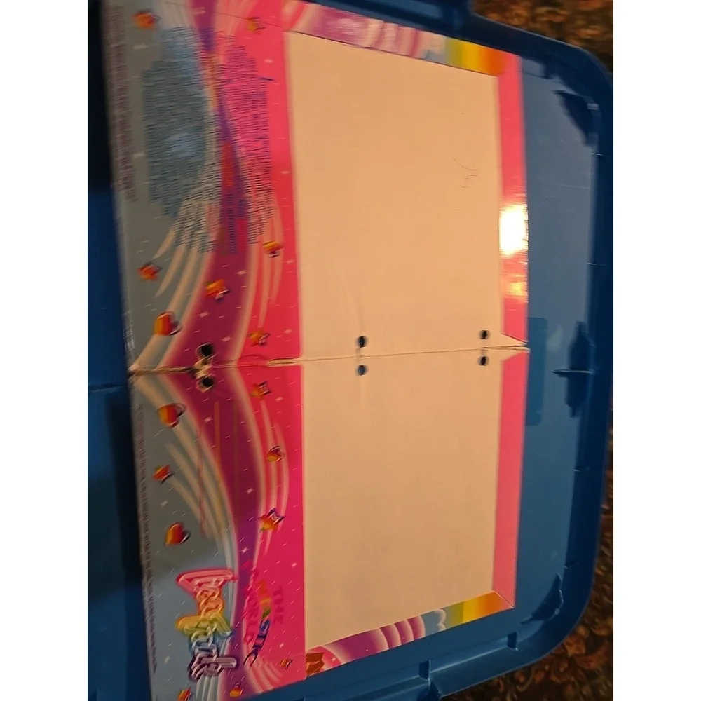 Vintage 90's Fantastic World Of Lisa Frank - Rainbow Folder See Pictures